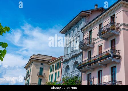 Bellagio città e lago di Como in Italia Foto Stock