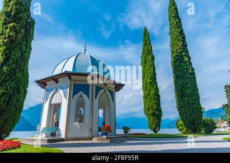 Chiosco Moresco è situato nel giardino botanico di Villa Melzi a Bellagio Foto Stock