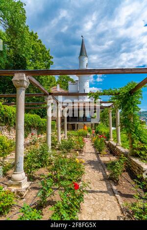 Palazzo della Regina Maria nella città bulgara Balchik Foto Stock