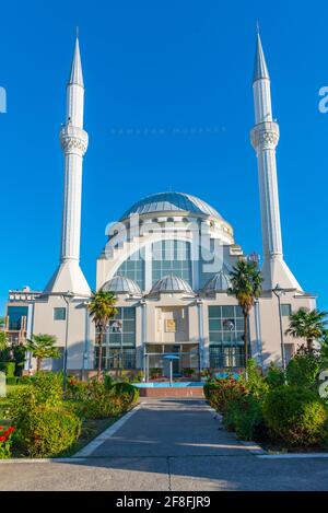 La moschea EBU Bekr a Shkoder, Albania Foto Stock