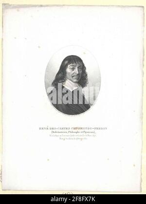 Descartes, René Radierer: Tardieu, AmbroseDaterung: 1803/1841 Foto Stock