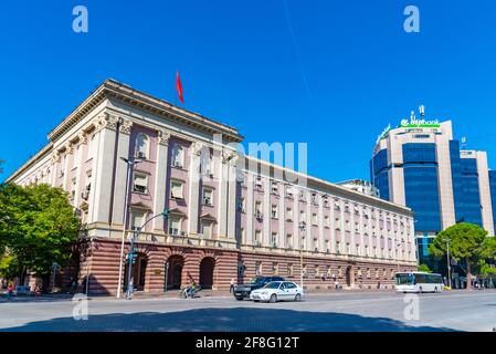 Istituto Supremo di controllo statale a Tirana, Albania Foto Stock