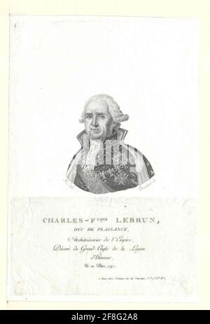 LEBRUN, Charles Francois. Foto Stock