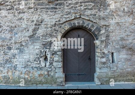 Bella città medievale di Tallinn in Estonia Foto Stock