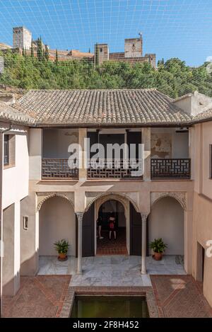 Casa de Zafra nella città spagnola di Granada Foto Stock