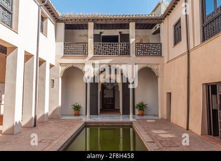 Casa de Zafra nella città spagnola di Granada Foto Stock