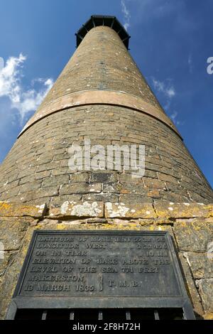 Peniel Heugh, un monumento alla battaglia di Waterloo su di una collina vicino Ancrum nei confini scozzesi. Foto Stock