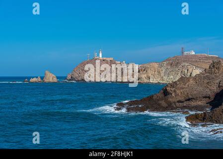 Cala de las Sirenas al parco naturale Cabo de Gata In Spagna Foto Stock