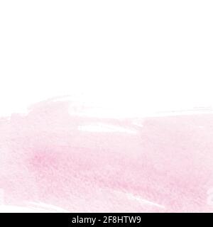 Illustrazione vettoriale di sfondo calmo acquerello disegnato a mano - pennello delicato tratto di vernice su bianco Illustrazione Vettoriale