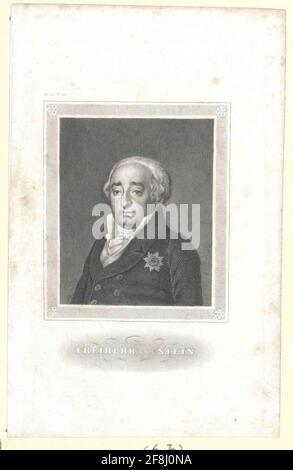 Pietra, Heinrich Friedrich Karl Freiherr da e verso. Foto Stock