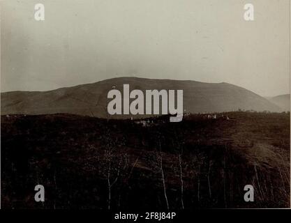 Parte sud-ovest di Oslavija con altezza 165, visto in altezza 150. Foto Stock