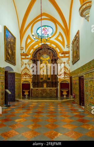 SEVILLA, SPAGNA, 25 GIUGNO 2019: Cappella al Real alcazar de Sevilla in Spagna Foto Stock