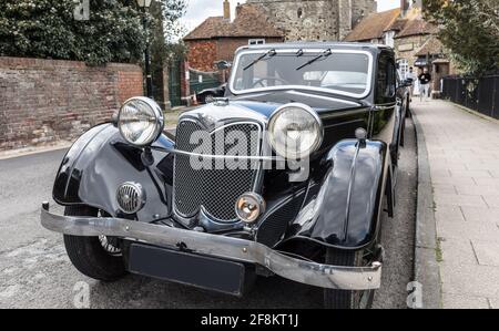 A 1937 Riley Coupe Londra UK Foto Stock