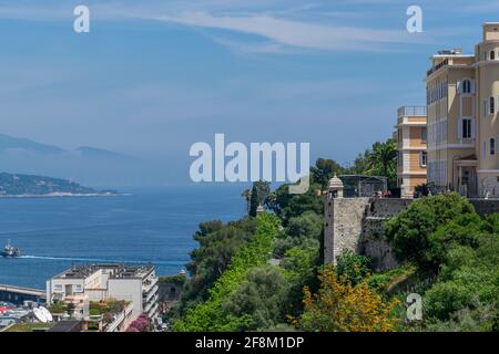 Principato di Monaco dall'altro lato Foto Stock