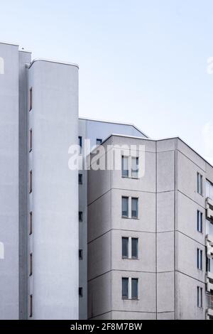 Schöneberger Terrassen, Berlino, alloggi sociali 1970 Foto Stock