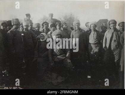Russi dispersi dalla Romania presso il rifugiato platz a Mardzina 28.1.18. . Foto Stock