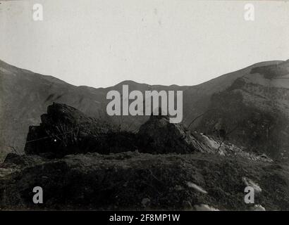 Panorama: Pyramidenkuppe Orso-Grappa. Posizione col Cuccici. (seconda partecipazione a wk1 alb083 24406a). Foto Stock