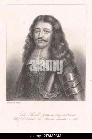 La roccia di Saint Andre, Gilles. Foto Stock