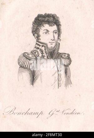 Bonchamp, Charles Melchior Artus Marquis de. Foto Stock