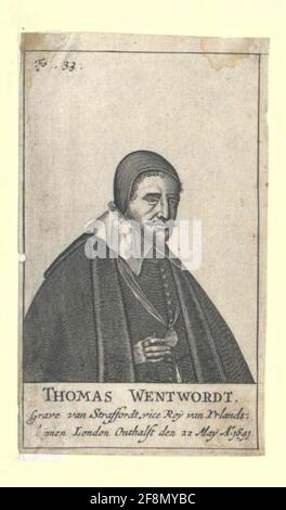 Wentworth, primo conte di Strafford, Thomas Unknown Artists Foto Stock