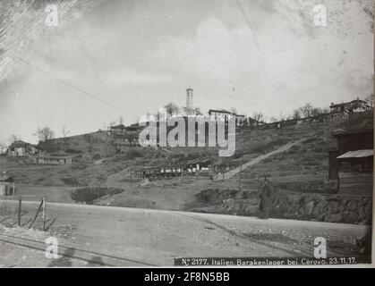 Italy.Baraken campo a Cerovo.23.11.17. . Foto Stock