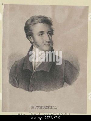 Vernet, Horace. Foto Stock