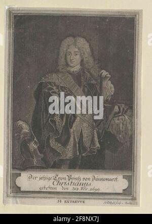 Christian VI., Re di Danimarca. Foto Stock