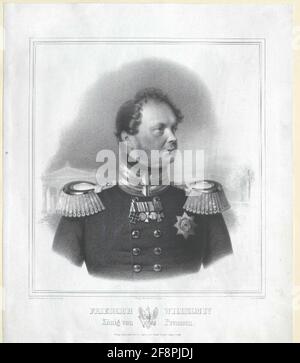 Friedrich Guglielmo IV, Re di Prussia. Foto Stock