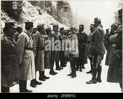 Arciduca Friedrich all'XI Armata: A Gertele ... Foto Stock