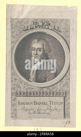Titius, Johann Daniel . Foto Stock