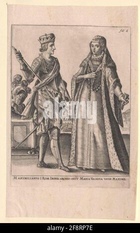 Massimiliano I., Romano-Tedesco Kaiser Stecher: Sicking, Carelatting: 1590/1604 Foto Stock