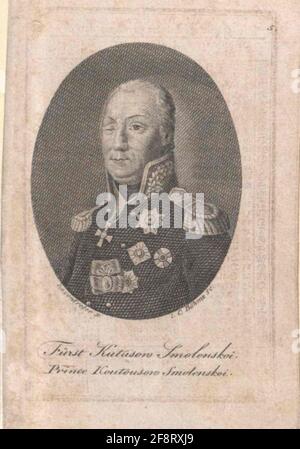 Kutusow-Smolensky, Mikhail Ilarinovich Golenischchchchew Principe Pittore: Rosentreter, Carlstecher: Böhme, Johann Christian (1771) Foto Stock