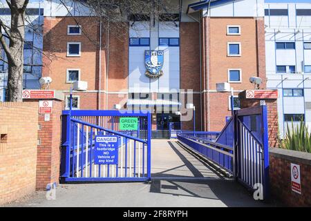 Sheffield, Regno Unito. 15 Aprile 2021. Una visione generale di Hillsborough a Sheffield, Regno Unito, il 4/15/2021. (Foto di Mark Cosgrove/News Images/Sipa USA) Credit: Sipa USA/Alamy Live News Foto Stock