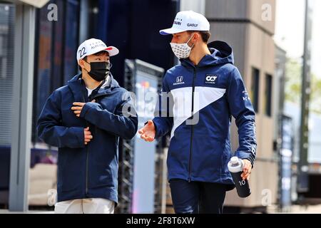 Imola, Italia. 15 Aprile 2021. Gran Premio Emilia Romagna, giovedì 15 aprile 2021. Imola, Italia. Credit: James Moy/Alamy Live News Foto Stock