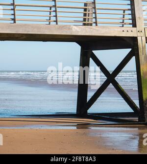 Sea Pier a Vendee Foto Stock