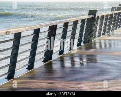 Sea Pier a Vendee Foto Stock