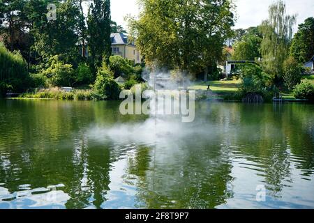 Installazione: Markus Jeschaunig - The Weather Project, Haus am Waldsee, Berlin-Zehlendorf (nur fuer redaktionelle Verwendung. Keine Werbung. Riferimento Foto Stock