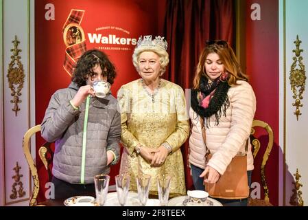 Museo delle cere di Madame Tussauds a New York, USA Foto Stock