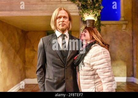 Museo delle cere di Madame Tussauds a New York, USA Foto Stock