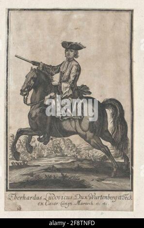 Eberhard IV. Ludwig, Duca di Württemberg. Foto Stock