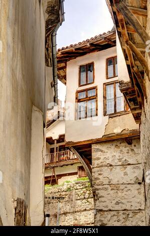 Melnik, Bulgaria, immagine HDR Foto Stock