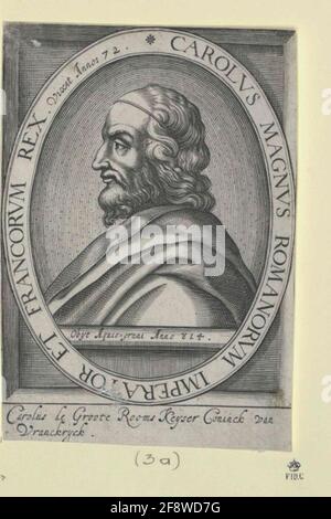 Karl i, il grande imperatore romano. Foto Stock