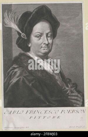 Poerson, Charles Francois. Foto Stock