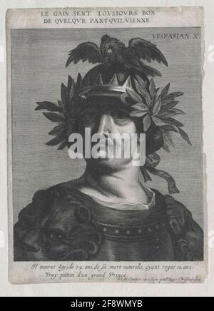 Vespasiano, imperatore romano. Foto Stock