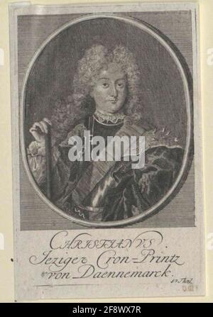Christian VI., Re di Danimarca. Foto Stock