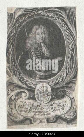 Eberhard IV. Ludwig, Duca di Württemberg. Foto Stock
