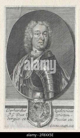 Eberhard IV. Ludwig, Duca di Württemberg. Foto Stock