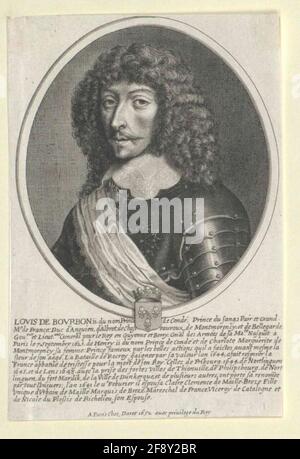 Condé, Ludovico Principe di Borbone Stecher: Daret, Pierre (1605) Genesi della Factal: Parigi Foto Stock