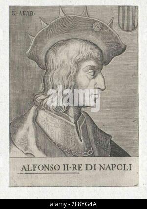 Alfons II, Re di Napoli. Foto Stock