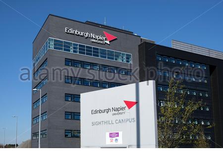 Università di Edimburgo Napier, campus di Sighthill, Edimburgo, Scozia Foto Stock